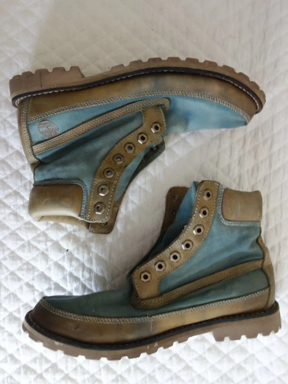TIMBERLAND Earthkeepers Yelehaiti Blueish Fatigue Boots – Mens 7.5